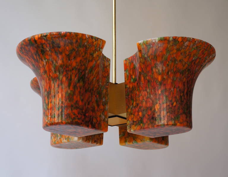 Late 20th Century Mid-Century Pendant Lamp from Peill & Putzler, 1970s For Sale