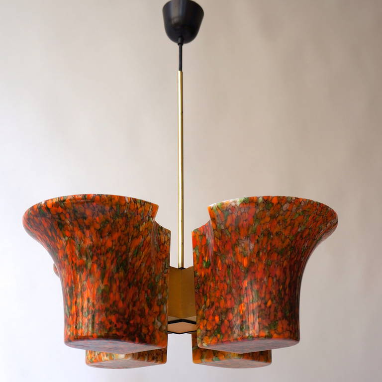 Lampada a sospensione di metà secolo di Peill & Putzler, anni '70 In condizioni buone in vendita a Antwerp, BE