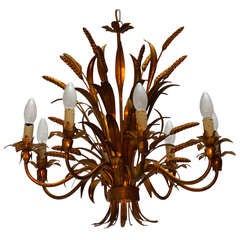 Two French Brass Chandeliers 8
