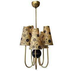 1950s Stilnovo Style Chandelier