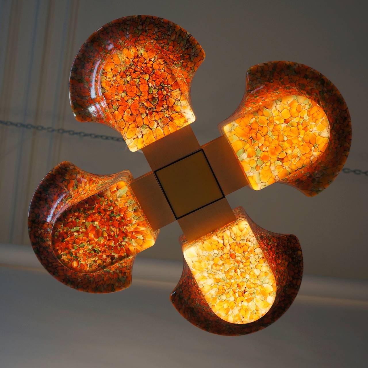 Mid-Century Pendant Lamp from Peill & Putzler, 1970s For Sale 1