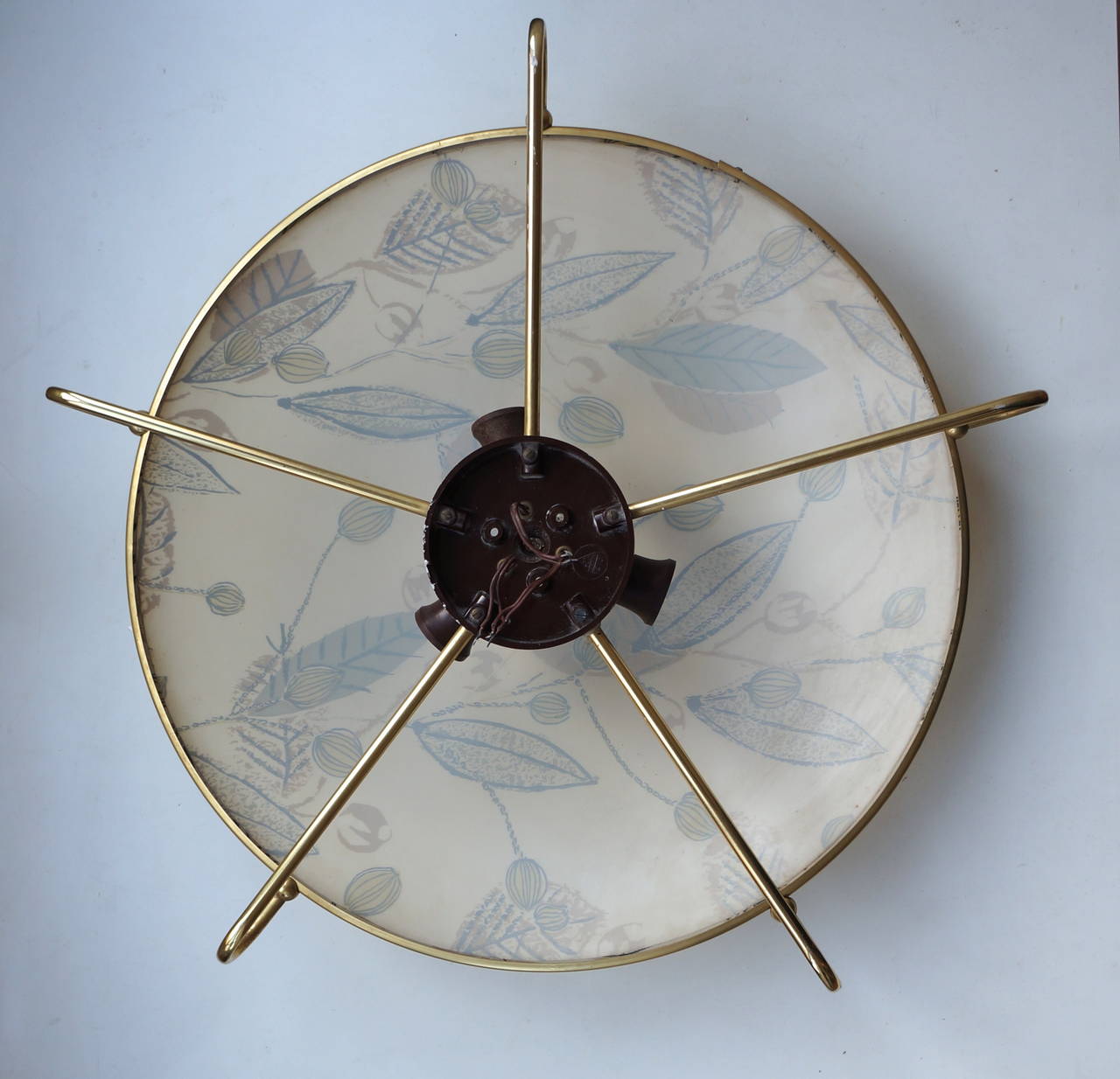 Mid-20th Century Fabulous 1950s Ceiling Fixture or Wall Light For Sale