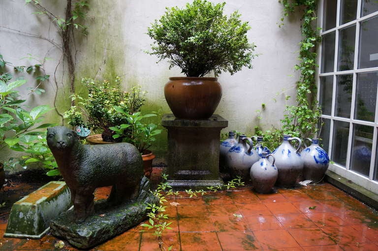 Collection of Six Salt Glazed Stoneware Jugs In Good Condition For Sale In Antwerp, BE