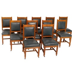 Lejambre Dining Chairs (Set of 11) [Signed]