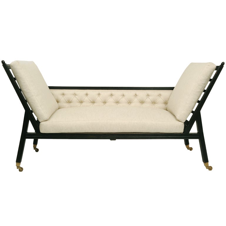 Anglo-Japanesque Settee For Sale