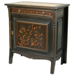 Herter Japanese Marquetry Inlaid Cabinet [Signed]