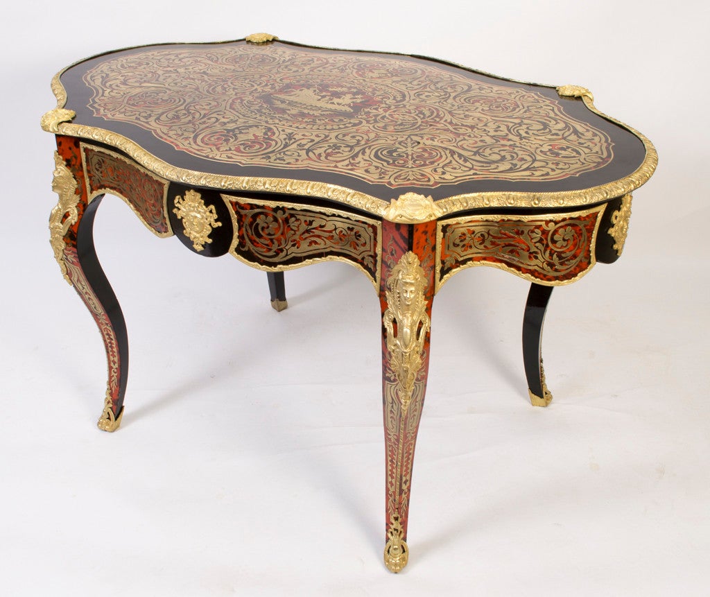 This is an absolutely stunning antique Napoleon III ormolu mounted 
