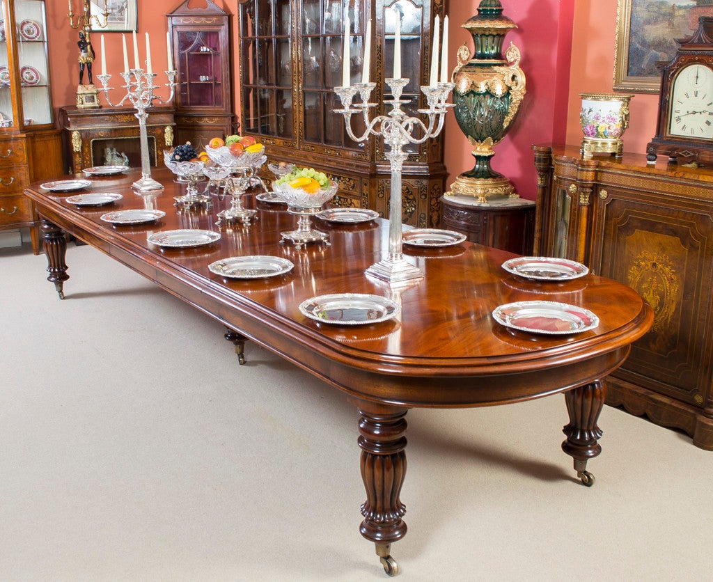 vintage mahogany dining table