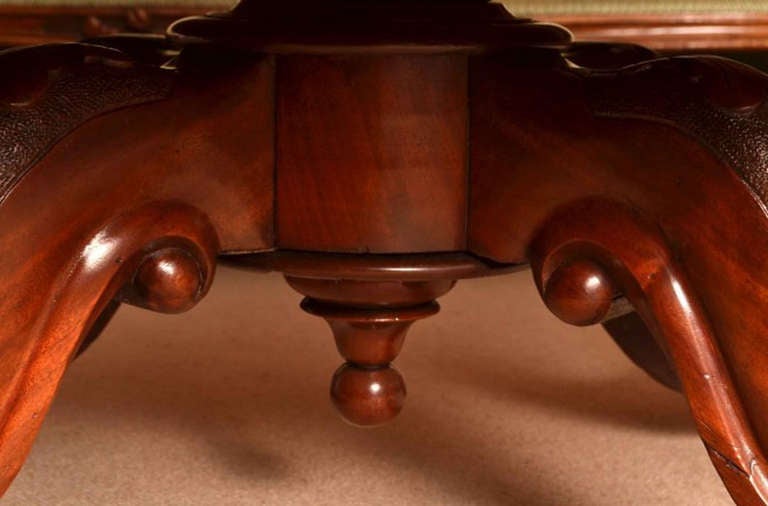 Antique Victorian Mahogany Coffee Table c.1870 5