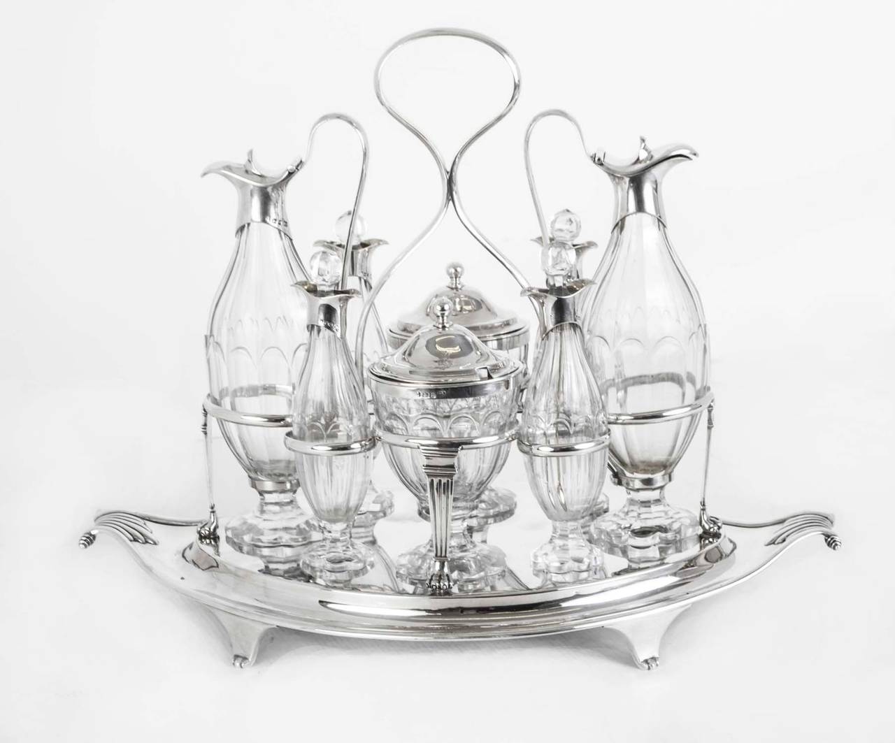 Antique English Silver Condiment Cruet Paul Storr 1797