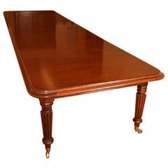 Vintage Victorian Dining Conference Table 14ft Mahogany