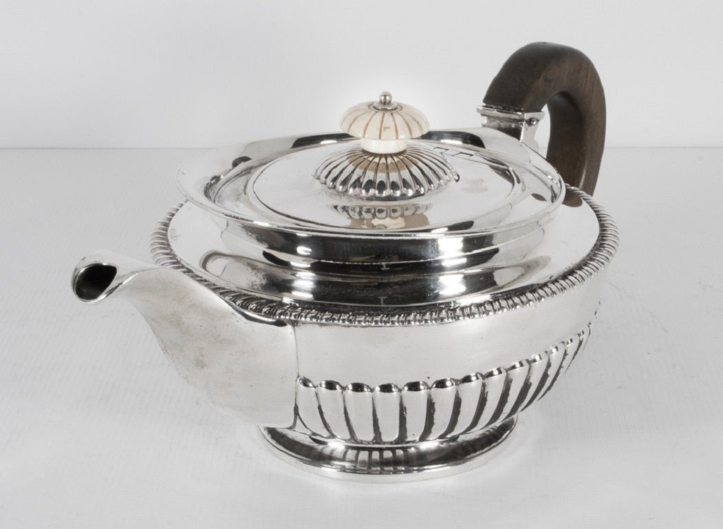 English Antique Sterling Silver Teapot Paul Storr 1813
