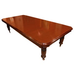 Antique 10ft Victorian Mahogany Dining Table c.1840 