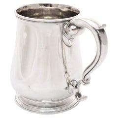 Antique Silver 1 Pint Mug By Paul de Lamerie 1734 