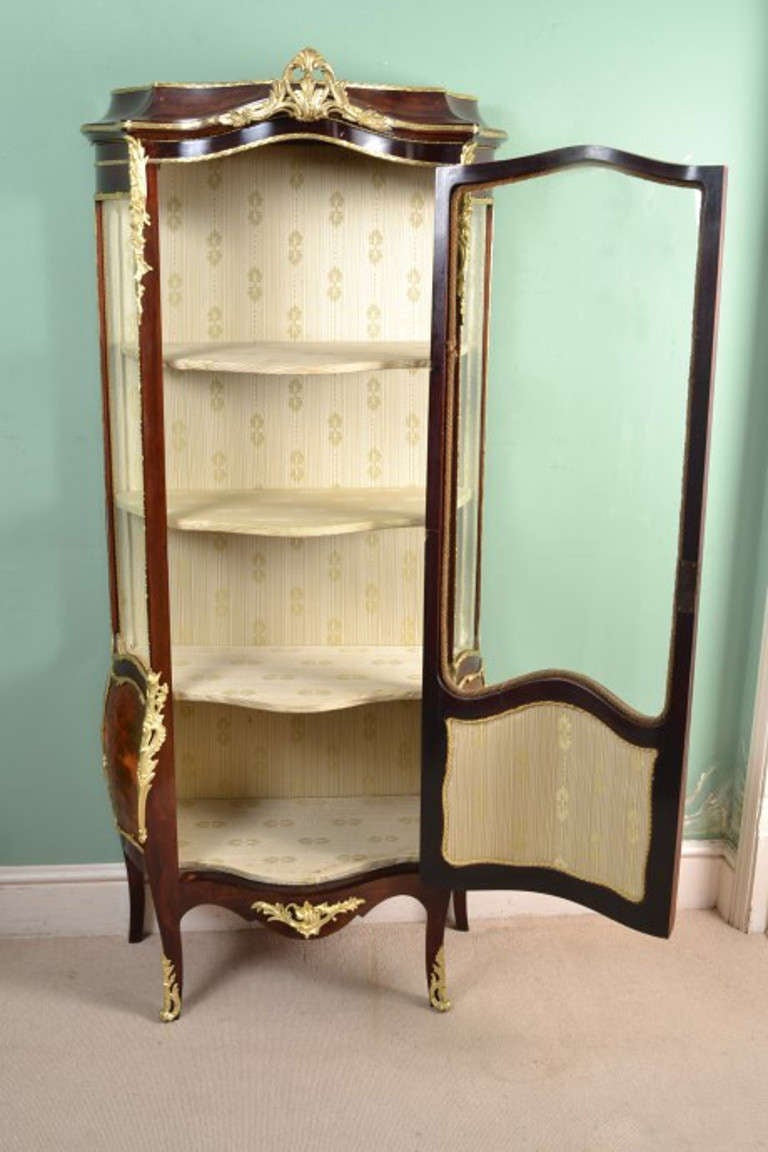 Antique French Vernis Martin Display Cabinet ca. 1880 1