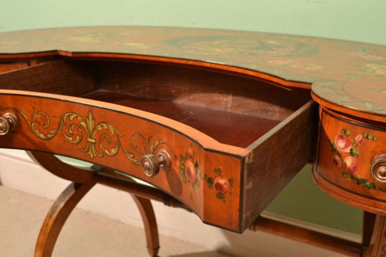 Antique Sheraton Revival Dressing Table circa 1900 1