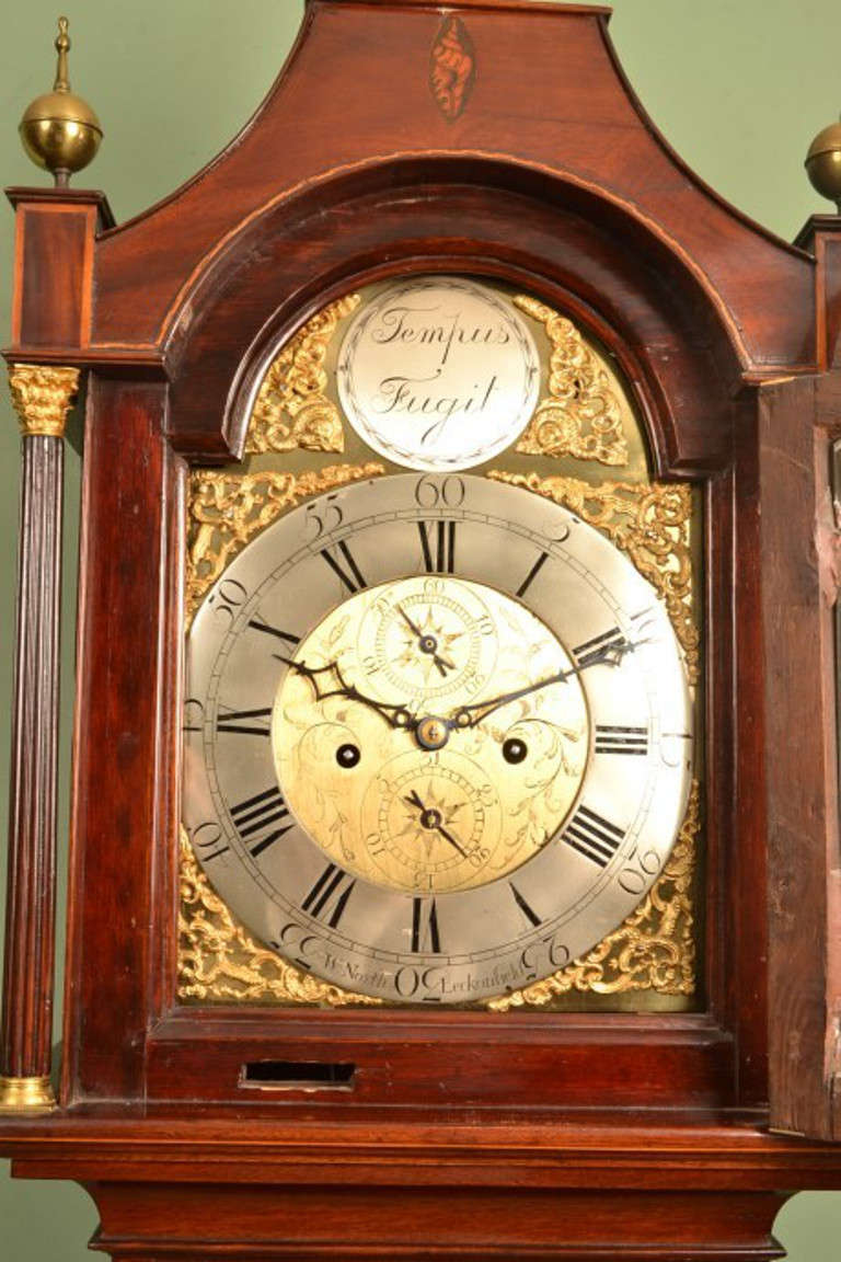 Antique Grandfather Clock by W North, Leckonfield circa 1780 1