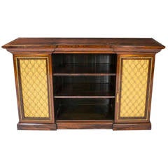 Antique Regency Rosewood Chiffonier Bookcase, circa 1820