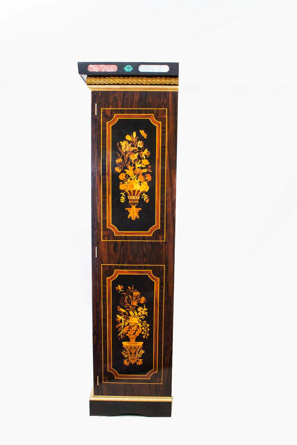 20th Century Antique Pair of French Marquetry Cabinet Wardrobes, circa1910