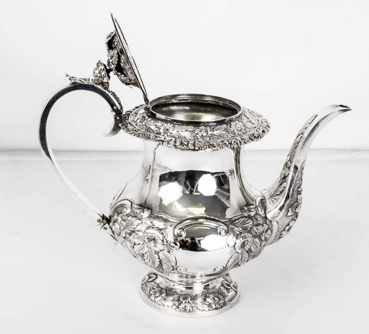 Antique William IV Silver, Four-Piece Tea and Coffee Set, 1831 In Excellent Condition In London, GB