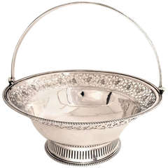Antique Sterling Silver Fruit Basket by Paul Storr, 1801