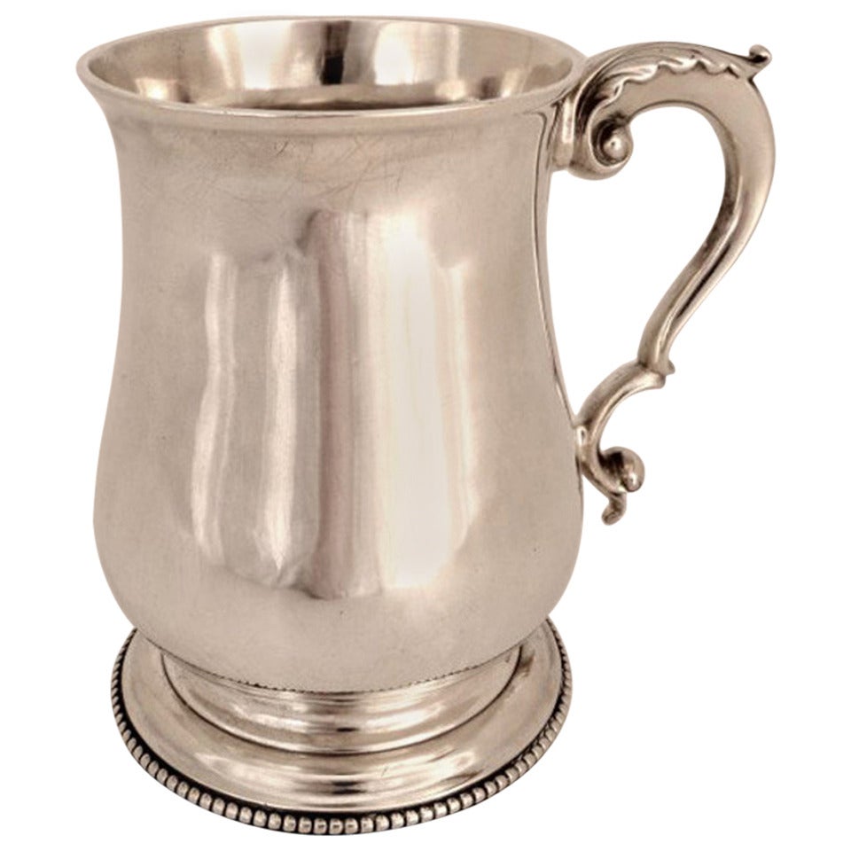 Antique Hester Bateman Sterling Silver Mug, 1761