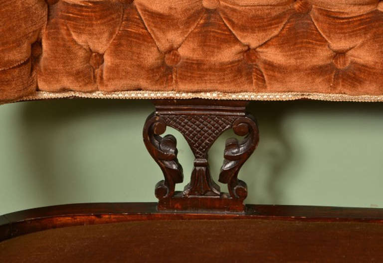 Antique Victorian Mahogany Three-Piece Suite, Circa 1890 1