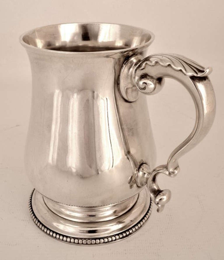 Antique Hester Bateman Sterling Silver Mug, 1761 1