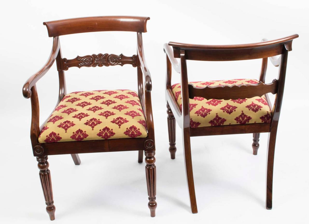 19th Century Set of Six William IV Rosewood Dining Chairs In Excellent Condition In London, GB