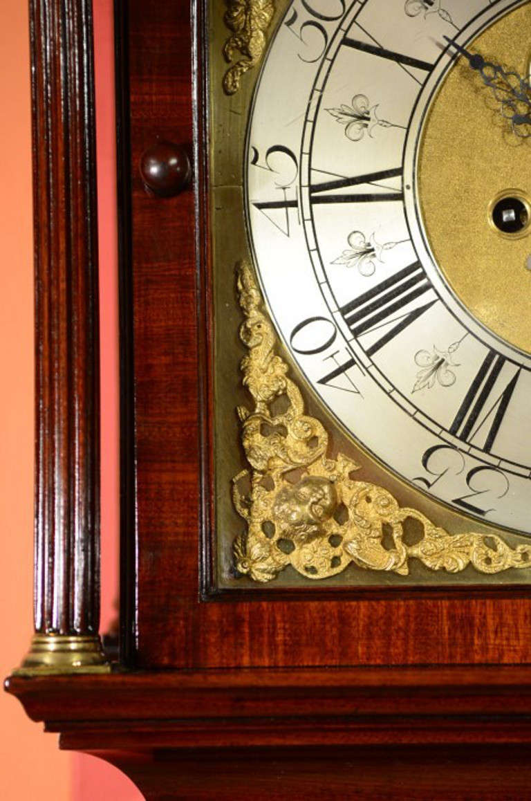 19th Century Antique George III Mahogany Longcase Clock c.1800