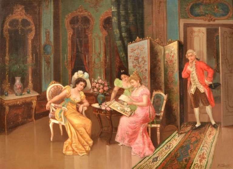 antique italian oil paintings