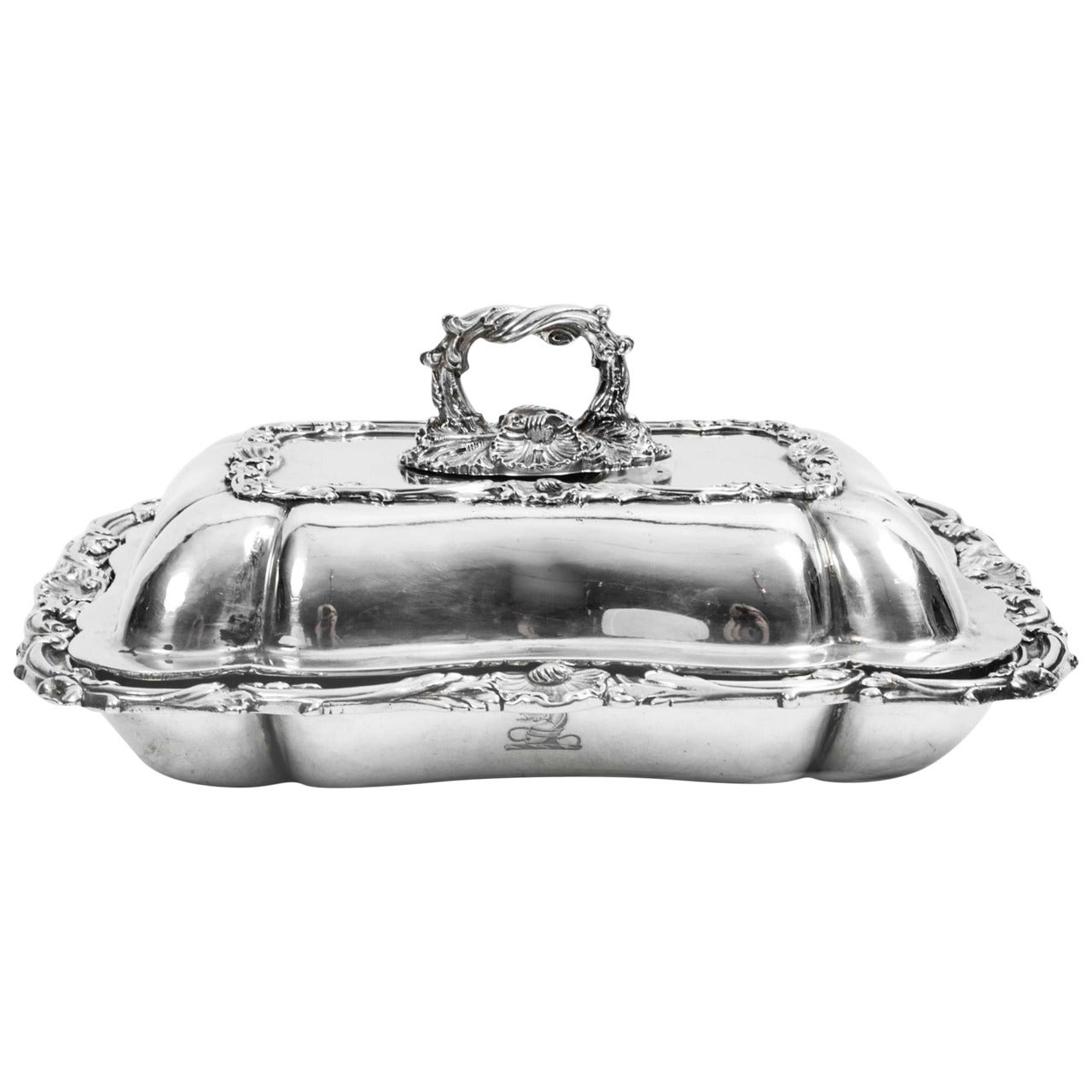 Antique Paul Storr Sterling Silver Entree Dish, 1828