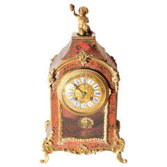 Antique French Boulle Mantle Clock c.1870