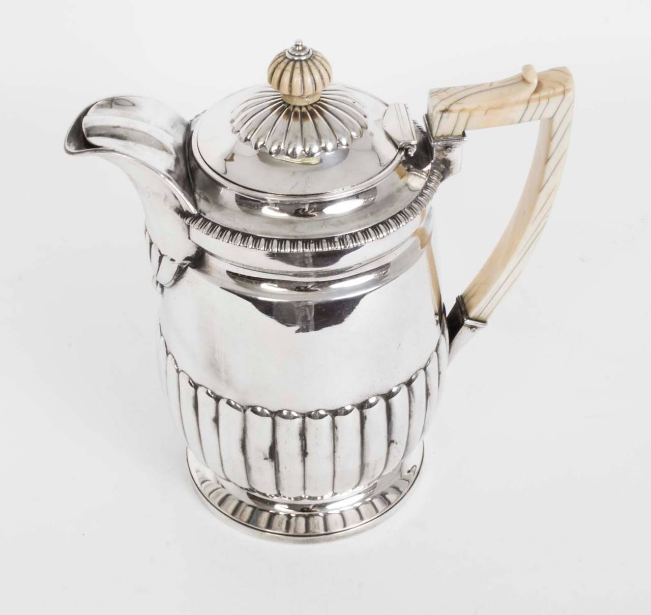 English Antique Paul Storr Sterling Silver Coffee Biggin, 1813