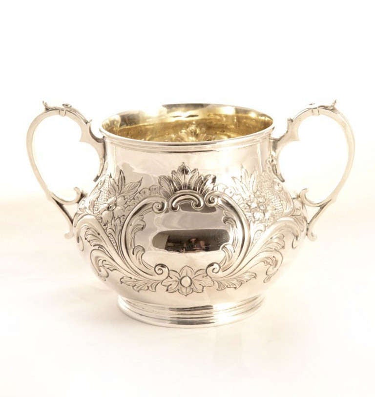 This is a rare and exquisite four piece antique silver four piece tea & coffee set with hallmarks for the celebrated silversmith Charles Boyton, London, 1884.

This is a truly exquisite set with fabulous and beautiful  top quality embossed