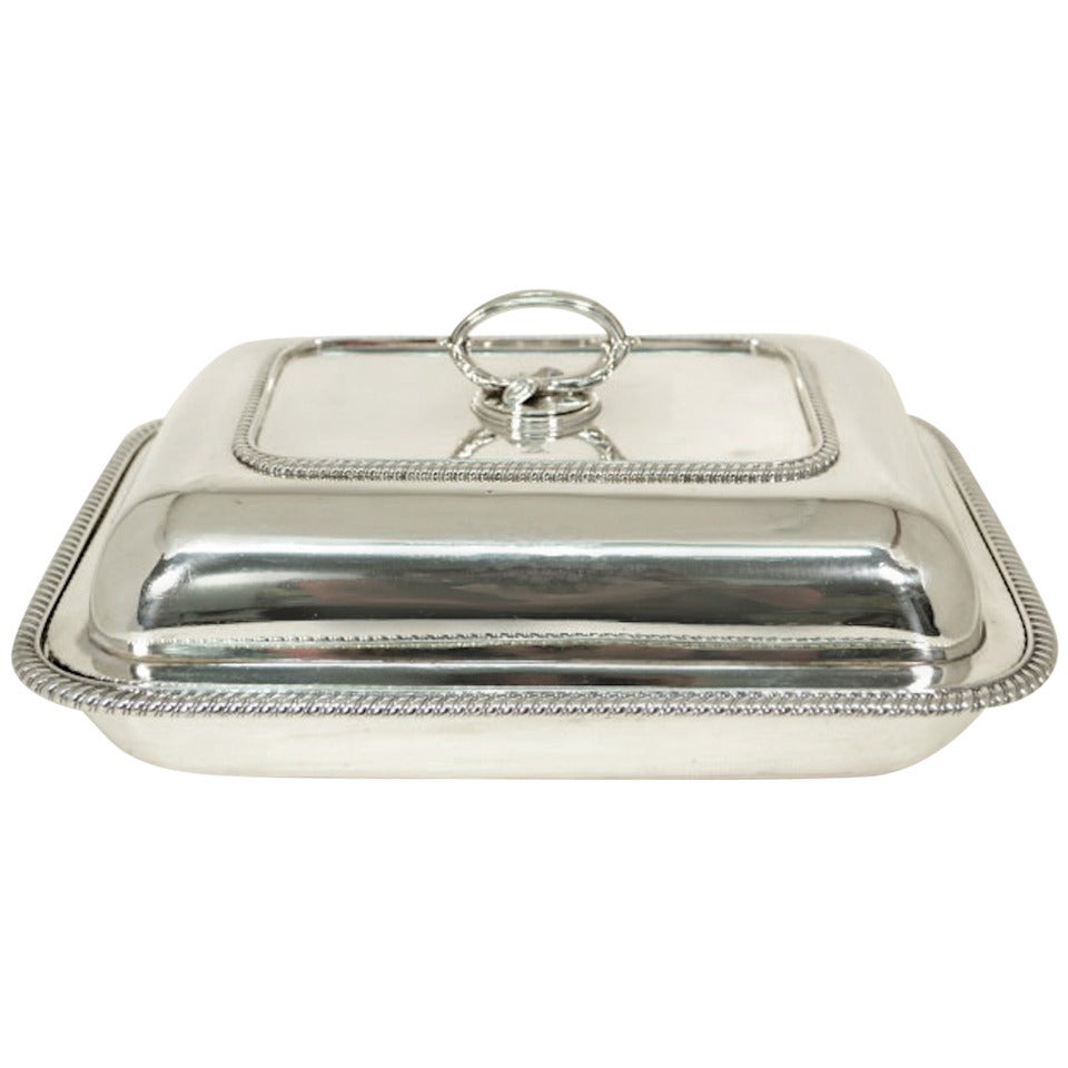 Antique Paul Storr Sterling Silver Entree Dish