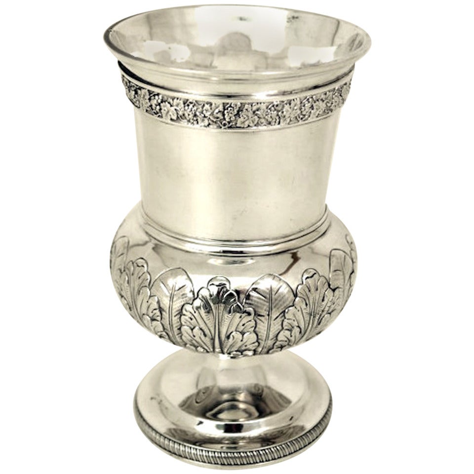 Lovely Large Silver Antique Paul Storr Goblet Cup