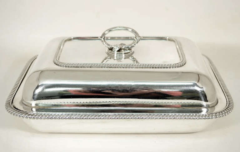 Antique Paul Storr Sterling Silver Entree Dish