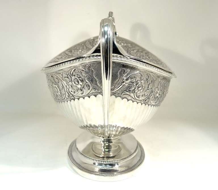 19th Century Antique George IV, Scottish Sterling Silver Tureen