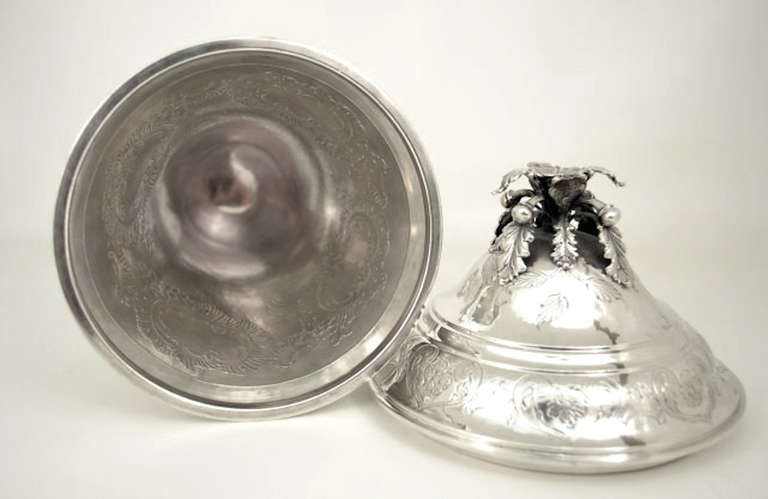 19th Century Antique Sterling Silver Cup and Cover by Tiffany & Co.