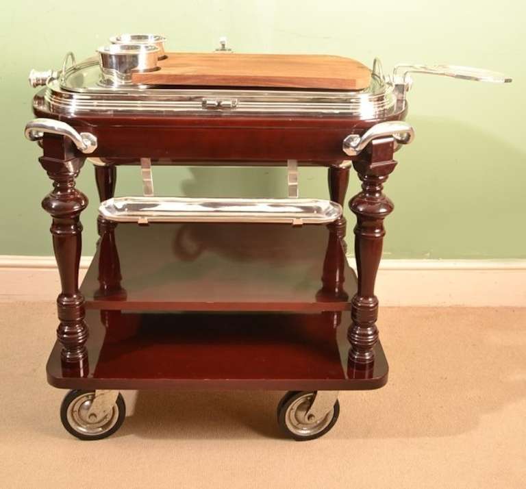 meat carving trolley