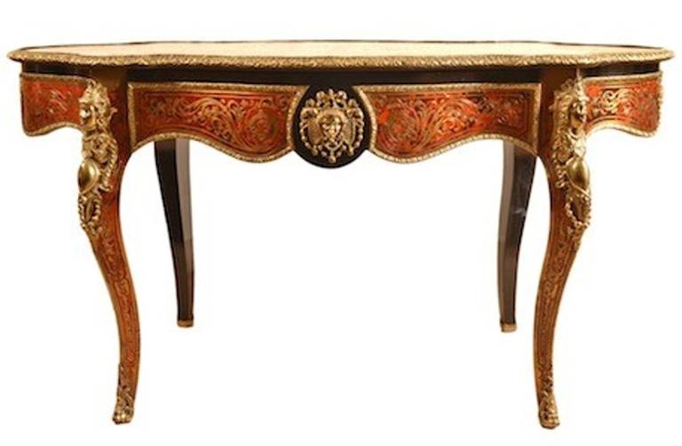 19th Century Antique French Boulle Centre Table or Bureau Plat