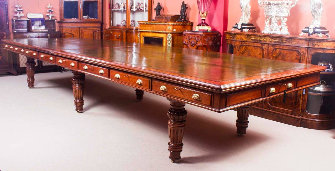 antique boardroom table