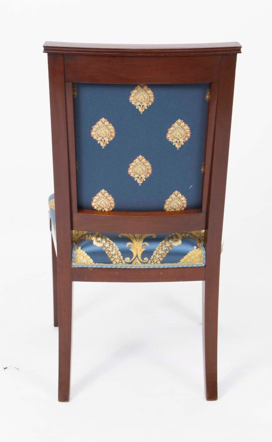 Antique Empire Style Eight Mahogany Ormolu Chairs, circa 1920 1