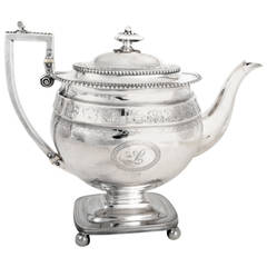 Antique George III Silver Coffee Pot