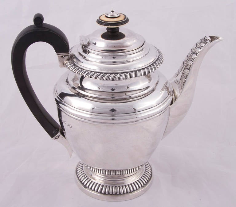 Antique Paul Storr Silver Coffee Pot, 1824