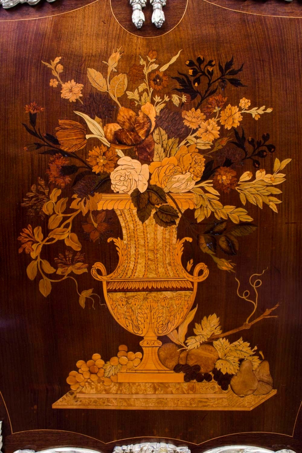 Antique French Louis XV Marquetry Cabinet, circa 1860 5