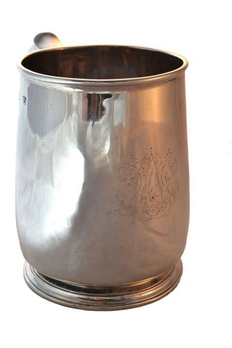 English Antique Silver Mug By Paul de Lamerie 1719