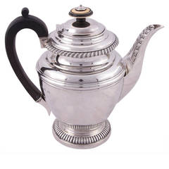 Antique Paul Storr Silver Coffee Pot, 1824