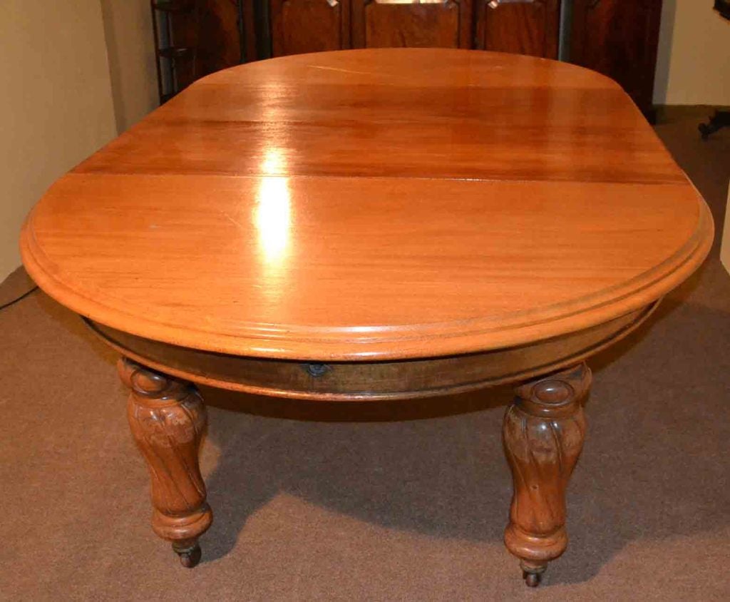 Antique Victorian Dining Table & 10 chairs circa 1860 2